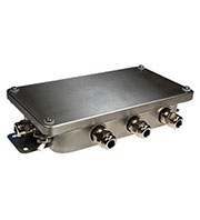 AJB-6, соед.коробка на 6 датчиков, материал нержавеющая  сталь
