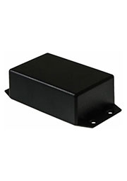 G1020BF, корпус для РЭА 108.5x53.7x30мм пластиковый черный с фланцами