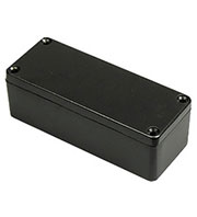 G102P(BK), корпус для РЭА 90x36x30мм черн алюминиевый