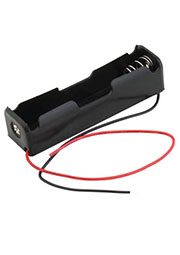 1x18650, батарейный отсек для Li-ion аккумуляторов с проводами