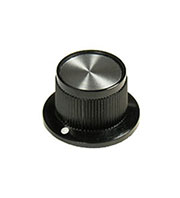 41006-2В, Ручка металлическая (пластиковая вставка), d25.4 мм