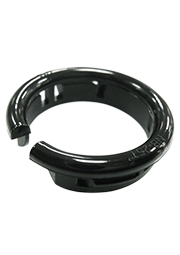 NB-0710, изолятор проводов проходной 7,2мм черный