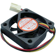 EC4010L12BA, Вентилятор 12В, 40х40х10мм , подш. качения, 4500 об/мин + крепеж