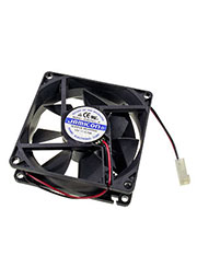 JF0825S1L-R, вентилятор 12В 80х80х25мм подшипник скольжения 2000об/мин