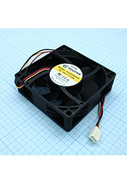 YDL8025B12G, 80*80*25 12V разъем 3pin