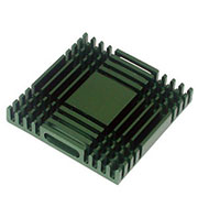 KG-370, радиатор алюминиевый  37.5x37.5x5.7