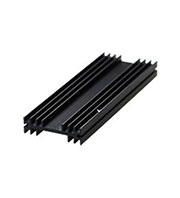 HS 207-100, радиатор алюминиевый 100x35x10