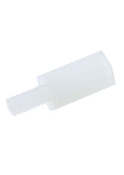 HTS-310, 10 MM  М3ПЛАСТИК ШЕСТИГР.СТОЙКА ДЛЯ П/ПЛАТ