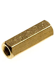 PCHSS-15, стойка для печатной платы латунная М3 шестигранная, тверстие-отверстие