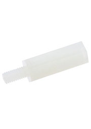 HTS-315, 15 MM М3ПЛАСТИК ШЕСТИГР.СТОЙКА ДЛЯ П/ПЛАТ