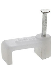 45112-04, скоба-держатель полипропилен. д/кабеля плоского 4мм (50шт.)