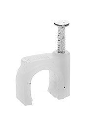 4510-05, скоба-держатель полипропилен. д/кабеля круглого 5мм (100шт.)