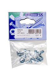 65413, винт п/ц DIN 7985 M 6х10