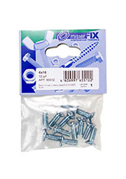 65512, винт потай с метр. резьбой DIN 965 6х16