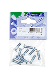 65513, винт потай с метр. резьбой DIN 965 6х20 (10шт.)