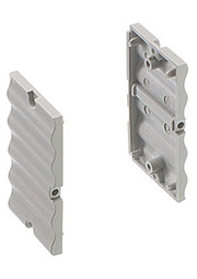 87303100, ARM 45/27 Крышки модульных профилей Alurail, RAL 7035