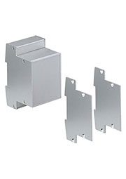 87304200, AR 75/45-KS-AL Комплект боковых крышек Alurail, алюминий