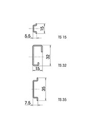 22322801, TS 32.280.1 Монтажный рельс