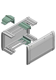 95302500, ITPR 002500 Задние профили L=218,44mm