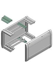95400025, ITRP 002500 Фиксирующие профили L=218,44mm