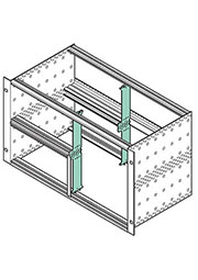 86010600, TST/M 00600 Разделительные стойки, литьё из цинкового сплава