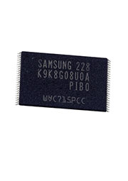 K9K8G08U0A-PIB0, микросхема памяти Flash 1Gx8 2.7D PROM 20нс 48 конт. SMT