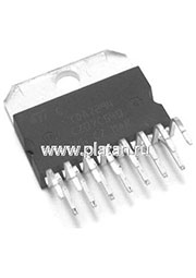 TDA7294V, Усилитель низкой частоты 100В-100Вт DMOS с MUTE/ST-BY [MULTIWATT-15]