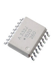 ACPL-332J-500E, оптопара IGBT драйвера 2,5А 890В SO-16