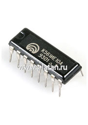 К561ИЕ10А (91-97г), Два четырехразрядных счетчика