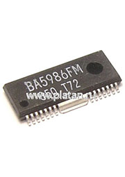 BA5986FM, Драйвер электродвигателя, приводы CD/ DVD, [HSOP-28] [EOL]