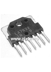 LA7832, Интегральная микросхема, драйвер управления кадровой разверткой ТВ, [HSIP-7]