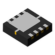 YJQ40G10A, одиночный N-канальный усиленный MOSFET транзистор, 100B, 40A, 43Вт (DFN3333-8L)