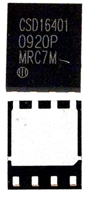 CSD16401Q5, транзистор 8SON