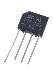 KBP210G, диодный мост KBP, 2А 1000В