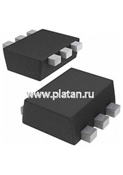 USBLC6-2P6, Защита интерфейса USB от электростатических разрядов [SOT-666]