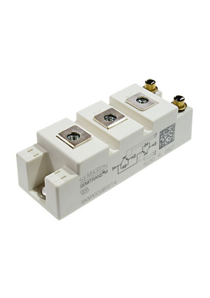 SKM100GB12T4, Модуль IGBT, 2-транзистора, 1200В, 100А [SEMITRANS 2]