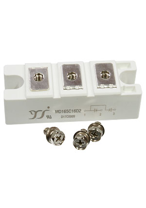 MD165K16D2, [D2] 1600В 165А Выпрямительный диодный модуль