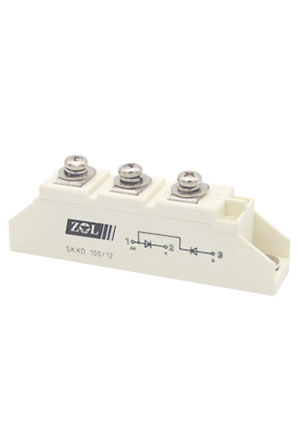 MDC110-8, диодный модуль 110А 800В SEMIPACK1 (=SKKD100/08)