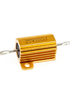 AH25 25Вт 4.7Ом, резистор силовой на радиаторе 5% (RX24)