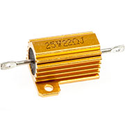 AH25 25Вт 22Ом, резистор силовой на радиаторе 5% (RX24)