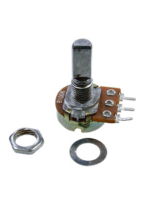 16K1 F 50k, вал с лыской L-20мм,50 кОм,0.125 Вт,200В.