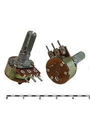 S16KN1-B 50K L20KC, вал с насечкой