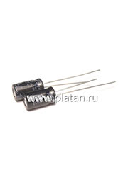 ECAP (К50-35), 2.2 мкФ, 160 В, 105C, Конденсатор электролитический алюминиевый