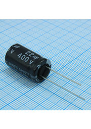 KSH226M400S1G5K20K, Radial, 400V 22uF /12.5*20/105 С