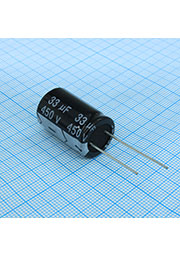 KM330M2WBKJ1625VBK, Radial, 450V 33uF /16*25/105 С