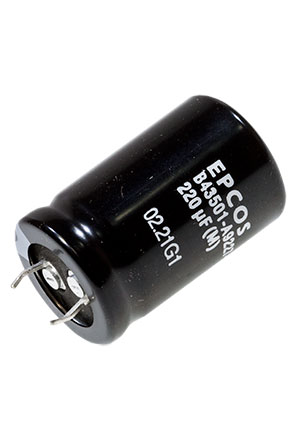 B43501A9227M, Snap-In, 400V 220uF /35*45/85 C