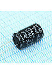 B41851F7108M, Radial, 35V 1000uF /12.5*20/105 C