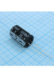 KM102M1VBKJ1321VBK, Radial, 35V 1000uF /13*21/105 C