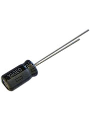 SK100M0010A5F-0611, конденсатор электролитический 100В, 10мкФ, 06*11 85C