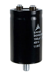 B43458A9108M, конденсатор электролитический 1000мкФ 400В под винт